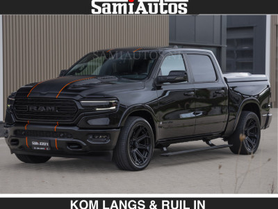 Dodge RAM BEAST | LIMITED 5.7 V8 HEMI | HUD | STRIPING | BREDE WIELEN | BLACK ON BLACK | LUCHTVERING | BOM VOL | DC | CREW CAB DUBBELE CABINE | 5 PERSOONS | GRIJSKENTEKEN | foto 9