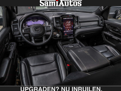 Dodge RAM BLACK ON BLACK LIMITED | 5.7 V8 402 PK | 74950,- | HUD | DIKKE WIELEN | LUCHTVERING | LUXE LEDER | ADAPTIVE CRUISE | COMFORT STOELEN | BOM VOL | DUBBELE CABINE 5 PERSOONS | LUXE BEDRIJFSAUTO | DC | foto 3