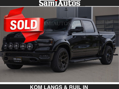 Dodge RAM BLACK OPS | 5.7 V8 HEMI | EUR66950,- excl |  WIDEBODY HULK | OPEN UITLAAT KLEP | ZEER DIK | DUBBELE CABINE | DC | 5 PERSOONS | GRIJS KENETEKEN | EXTRA BREDE WIELEN IN HET BRONS | MEGA DIK | 3500KG TREKVERMOGEN | foto 5