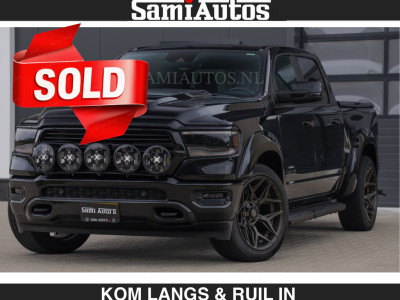 Dodge RAM BLACK OPS | 5.7 V8 HEMI | EUR66950,- excl |  WIDEBODY HULK | OPEN UITLAAT KLEP | ZEER DIK | DUBBELE CABINE | DC | 5 PERSOONS | GRIJS KENETEKEN | EXTRA BREDE WIELEN IN HET BRONS | MEGA DIK | 3500KG TREKVERMOGEN | foto 9