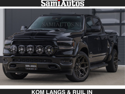 Dodge RAM BLACK OPS | 5.7 V8 HEMI | WIDEBODY HULK | OPEN UITLAAT KLEP | ZEER DIK | DUBBELE CABINE | DC | 5 PERSOONS | GRIJS KENETEKEN | EXTRA BREDE WIELEN IN HET BRONS | MEGA DIK | 3500KG TREKVERMOGEN | foto 9