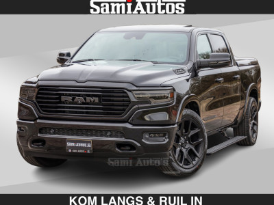 Dodge RAM BLACK OPS LONGHORN BRUIN LEDER 5,7L V8 HEMI | VIRTUAL |  HEAD UP | PANODAK | LUCHTVERING | BOM VOL | DC |  402 PK | CREW CAB | DUBBELE CABINE | 4X4 | 5 PERSOONS | GRIJSKENTEKEN | LIMITED