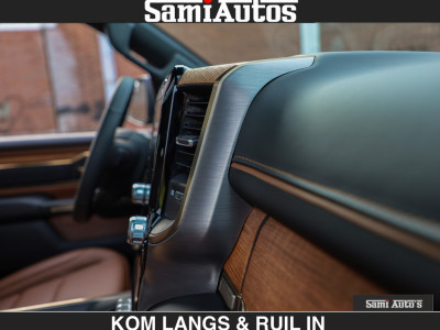 Dodge RAM BLACK OPS LONGHORN BRUIN LEDER 5,7L V8 HEMI | VIRTUAL |  HEAD UP | PANODAK | LUCHTVERING | BOM VOL | DC |  402 PK | CREW CAB | DUBBELE CABINE | 4X4 | 5 PERSOONS | GRIJSKENTEKEN | LIMITED foto 13