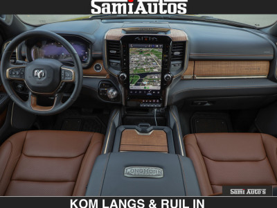 Dodge RAM BLACK OPS LONGHORN BRUIN LEDER 5,7L V8 HEMI | VIRTUAL |  HEAD UP | PANODAK | LUCHTVERING | BOM VOL | DC |  402 PK | CREW CAB | DUBBELE CABINE | 4X4 | 5 PERSOONS | GRIJSKENTEKEN | LIMITED foto 17