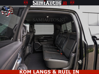 Dodge RAM DE DONDER | 5.7 V8 HEMI | BRONZE BREDE WIELEN | WIDE BODY | OPEN UITLAAT KLEP | ZEER DIK | DUBBELE CABINE | DC | 5 PERSOONS | GRIJS KENETEKEN | BJ 2023 44000KM | FULL LED VERLICHTING | MEGA DIK | 8
