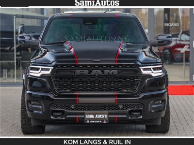 Dodge RAM LIMITED 2026 5.7 V8 HEMI | MAXIMAAL UITGERUST | DUBBELE CABINE | 5 PERSOONS | DC | Allernieuwste Limited uitvoering â volledig uitgerust met alle opties, inclusief MWK en normale laadbak. foto 2