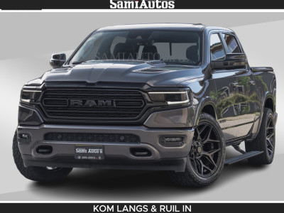 Dodge RAM LIMITED 5.7 V8 402PK | HUD | 4PL WHEELS | LUCHTVERING |OPEN UILAAT KLEP | BOM VOL | GRANITE CRYSTAL | DC | CREW CAB | DUBBELE CABINE | 5 PERSOONS GRIJSKENTEKEN | EERSTE EIGENAAR | TOP STAAT 44000 KM |