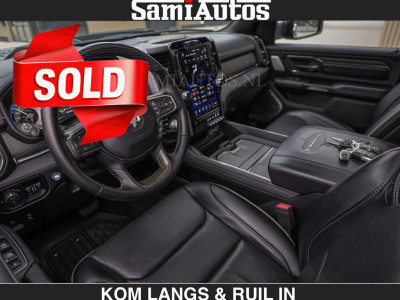 Dodge RAM LIMITED 5.7 V8 HEMI | TOP STAAT | EUR59950,- excl | BOM VOL | HUD | LUCHTVERING | STRIPING | BREDE WIELEN | OPEN UITLAAT KLEP | ADAPTIVE | PANO |  DC | CREW CAB | DUBBELE CABINE | 5 PERSOONS | foto 10