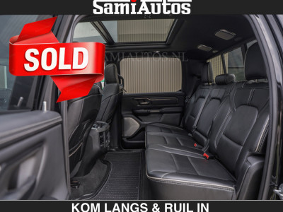 Dodge RAM LIMITED 5.7 V8 HEMI | TOP STAAT | EUR59950,- excl | BOM VOL | HUD | LUCHTVERING | STRIPING | BREDE WIELEN | OPEN UITLAAT KLEP | ADAPTIVE | PANO |  DC | CREW CAB | DUBBELE CABINE | 5 PERSOONS | foto 18