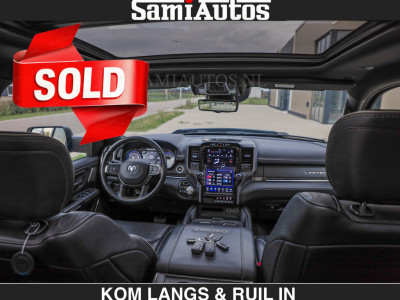 Dodge RAM LIMITED 5.7 V8 HEMI | TOP STAAT | EUR59950,- excl | BOM VOL | HUD | LUCHTVERING | STRIPING | BREDE WIELEN | OPEN UITLAAT KLEP | ADAPTIVE | PANO |  DC | CREW CAB | DUBBELE CABINE | 5 PERSOONS | foto 5