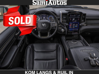 Dodge RAM LIMITED 5.7 V8 HEMI | TOP STAAT | EUR59950,- excl | BOM VOL | HUD | LUCHTVERING | STRIPING | BREDE WIELEN | OPEN UITLAAT KLEP | ADAPTIVE | PANO |  DC | CREW CAB | DUBBELE CABINE | 5 PERSOONS | foto 6