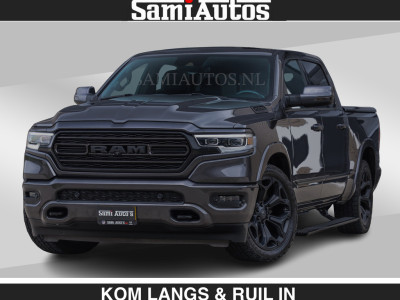 Dodge RAM LIMITED | HEMI 5.7 V8 | MWK KLEP | BOM VOL | GRANITE GRIJS KLEUR | LUCHTVERING | MEEST LUXE | CREW CAB 5 PERSOONS | GRIJS KENTEKEN | DUBBEL CABINE DC |