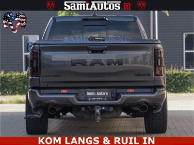 Dodge RAM LIMITED NIGHT 5.7 V8 402PK | HUD | 4PL WHEELS | LUCHTVERING |OPEN UILAAT KLEP | BOM VOL | GRANITE CRYSTAL | DC | CREW CAB | DUBBELE CABINE | 5 PERSOONS GRIJSKENTEKEN | EERSTE EIGENAAR | TOP STAAT 44000 KM | 13