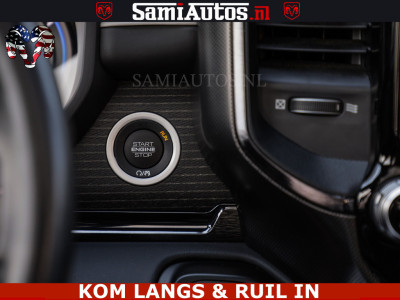 Dodge RAM LIMITED NIGHT 5.7 V8 402PK | HUD | 4PL WHEELS | LUCHTVERING |OPEN UILAAT KLEP | BOM VOL | GRANITE CRYSTAL | DC | CREW CAB | DUBBELE CABINE | 5 PERSOONS GRIJSKENTEKEN | EERSTE EIGENAAR | TOP STAAT 44000 KM | 16