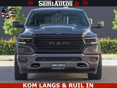 Dodge RAM LIMITED NIGHT 5.7 V8 402PK | HUD | 4PL WHEELS | LUCHTVERING |OPEN UILAAT KLEP | BOM VOL | GRANITE CRYSTAL | DC | CREW CAB | DUBBELE CABINE | 5 PERSOONS GRIJSKENTEKEN | EERSTE EIGENAAR | TOP STAAT 44000 KM | 2