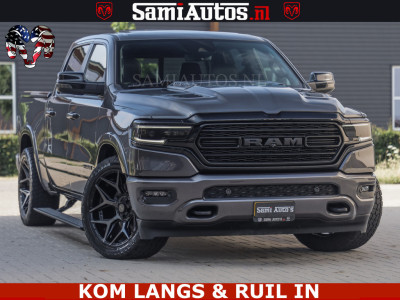 Dodge RAM LIMITED NIGHT 5.7 V8 402PK | HUD | 4PL WHEELS | LUCHTVERING |OPEN UILAAT KLEP | BOM VOL | GRANITE CRYSTAL | DC | CREW CAB | DUBBELE CABINE | 5 PERSOONS GRIJSKENTEKEN | EERSTE EIGENAAR | TOP STAAT 44000 KM | 3