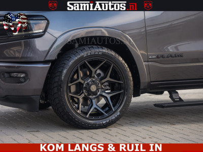 Dodge RAM LIMITED NIGHT 5.7 V8 402PK | HUD | 4PL WHEELS | LUCHTVERING |OPEN UILAAT KLEP | BOM VOL | GRANITE CRYSTAL | DC | CREW CAB | DUBBELE CABINE | 5 PERSOONS GRIJSKENTEKEN | EERSTE EIGENAAR | TOP STAAT 44000 KM | 4