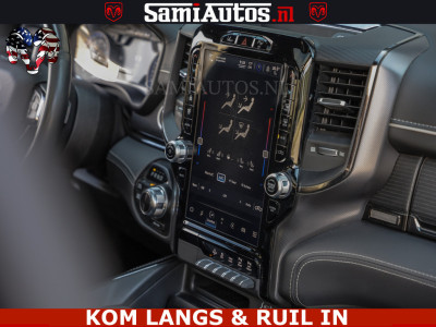 Dodge RAM LIMITED NIGHT 5.7 V8 402PK | HUD | 4PL WHEELS | LUCHTVERING |OPEN UILAAT KLEP | BOM VOL | GRANITE CRYSTAL | DC | CREW CAB | DUBBELE CABINE | 5 PERSOONS GRIJSKENTEKEN | EERSTE EIGENAAR | TOP STAAT 44000 KM | 8