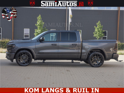 Dodge RAM LIMITED NIGHT 5.7 V8 402PK | HUD | 4PL WHEELS | LUCHTVERING |OPEN UILAAT KLEP | BOM VOL | GRANITE CRYSTAL | DC | CREW CAB | DUBBELE CABINE | 5 PERSOONS GRIJSKENTEKEN | EERSTE EIGENAAR | TOP STAAT 44000 KM | 9