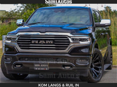 Dodge RAM LONGHORN BRUIN LEDER 5,7L V8 HEMI | VIRTUAL |  HEAD UP | PANODAK | LUCHTVERING | BOM VOL | DC |  402 PK | CREW CAB | DUBBELE CABINE | 4X4 | 5 PERSOONS | GRIJSKENTEKEN | LIMITED foto 4