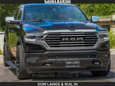 Dodge RAM LONGHORN BRUIN LEDER 5,7L V8 HEMI | VIRTUAL |  HEAD UP | PANODAK | LUCHTVERING | BOM VOL | DC |  402 PK | CREW CAB | DUBBELE CABINE | 4X4 | 5 PERSOONS | GRIJSKENTEKEN | LIMITED foto 8