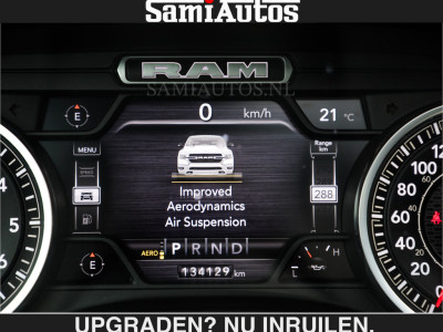 Dodge RAM SPORT 5.7 V8 402PK | EUR54950,- excl | LUCHTVERING | 2023 | PANODAK | GROOTSCHERM | DC | TOP KLEUR GRANITE | CREW CAB | DUBBELE CABINE | 5 PERSOONS | foto 21