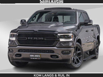 Dodge RAM SPORT LARAMIE 5.7 V8 HEMI | LUCHTVERING | 2023 | PANODAK | GROOTSCHERM | DC | TOP KLEUR GRANITE | CREW CAB | DUBBELE CABINE | 5 PERSOONS |
