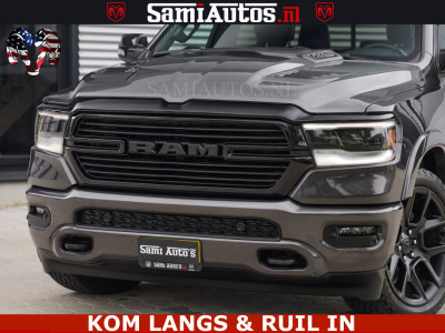 Dodge RAM SPORT LARAMIE 5.7 V8 HEMI | LUCHTVERING | 2023 | PANODAK | GROOTSCHERM | DC | TOP KLEUR GRANITE | CREW CAB | DUBBELE CABINE | 5 PERSOONS | 18