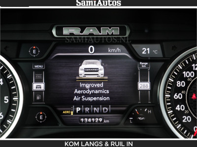 Dodge RAM SPORT LARAMIE 5.7 V8 HEMI | LUCHTVERING | 2023 | PANODAK | GROOTSCHERM | DC | TOP KLEUR GRANITE | CREW CAB | DUBBELE CABINE | 5 PERSOONS | foto 19