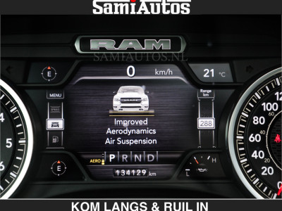Dodge RAM SPORT LARAMIE 5.7 V8 HEMI | LUCHTVERING | 2023 | PANODAK | GROOTSCHERM | DC | TOP KLEUR GRANITE | CREW CAB | DUBBELE CABINE | 5 PERSOONS | foto 21