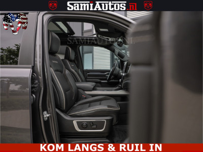 Dodge RAM SPORT LARAMIE 5.7 V8 HEMI | LUCHTVERING | 2023 | PANODAK | GROOTSCHERM | DC | TOP KLEUR GRANITE | CREW CAB | DUBBELE CABINE | 5 PERSOONS | 7