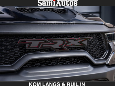 Dodge RAM TRX HELLCAT | 6.2 V8 712PK SUPERCHARGER | EUR 129.50 excl | RODE STIKSELS | FULLY LOADED | CARBON | CREW CAB | DUBBELE CABINE | 5 PERSOONS | De specialist in Amerikaanse pickâups in Nederland en Europa. foto 9