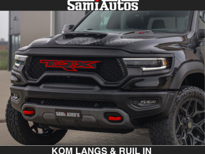 Dodge RAM TRX HELLCAT | 6.2 V8 712PK SUPERCHARGER | RODE STIKSELS | FULLY LOADED | CARBON | CREW CAB | DUBBELE CABINE | 5 PERSOONS | De specialist in Amerikaanse pickâups in Nederland en Europa. foto 18