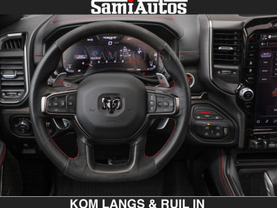 Dodge RAM TRX HELLCAT | 6.2 V8 712PK SUPERCHARGER | RODE STIKSELS | FULLY LOADED | CARBON | CREW CAB | DUBBELE CABINE | 5 PERSOONS | De specialist in Amerikaanse pickâups in Nederland en Europa. foto 8