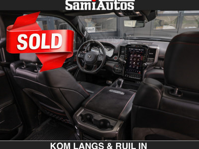 Dodge RAM TRX HELLCAT 712 PK 6.2 V8 | BLACK EDITION | BOM VOL | GRANITE MET ZWART LEDER RODE STIKSELS | CREW CAB DUBBELE CABINE DC | 5 PERSOONS GRIJS KENTEKEN | foto 12