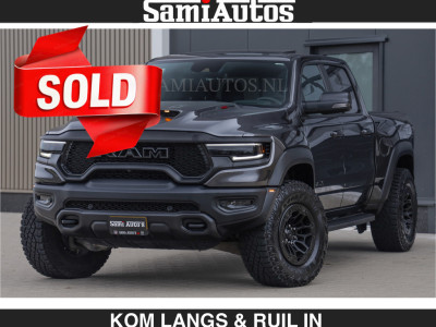 Dodge RAM TRX HELLCAT 712 PK 6.2 V8 | BLACK EDITION | BOM VOL | GRANITE MET ZWART LEDER RODE STIKSELS | CREW CAB DUBBELE CABINE DC | 5 PERSOONS GRIJS KENTEKEN | foto 16