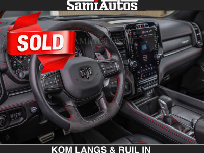 Dodge RAM TRX HELLCAT 712 PK 6.2 V8 | BLACK EDITION | BOM VOL | GRANITE MET ZWART LEDER RODE STIKSELS | CREW CAB DUBBELE CABINE DC | 5 PERSOONS GRIJS KENTEKEN | foto 18