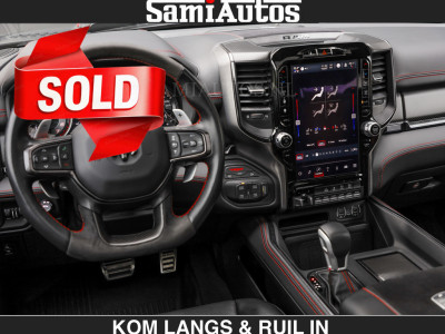 Dodge RAM TRX HELLCAT 712 PK 6.2 V8 | BLACK EDITION | BOM VOL | GRANITE MET ZWART LEDER RODE STIKSELS | CREW CAB DUBBELE CABINE DC | 5 PERSOONS GRIJS KENTEKEN | foto 4