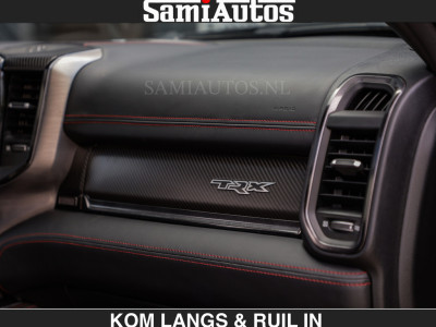 Dodge RAM TRX HELLCAT 712 PK 6.2 V8 | BOM VOL | GRANITE MET ZWART LEDER RODE STIKSELS | CREW CAB DUBBELE CABINE DC | 5 PERSOONS GRIJS KENTEKEN | foto 13