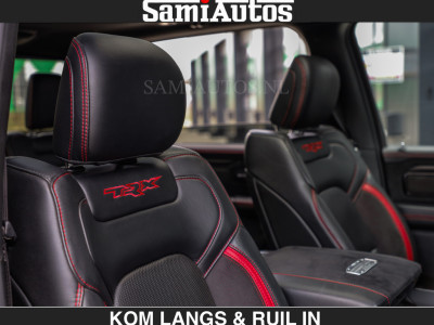 Dodge RAM TRX HELLCAT 712 PK 6.2 V8 | BOM VOL | GRANITE MET ZWART LEDER RODE STIKSELS | CREW CAB DUBBELE CABINE DC | 5 PERSOONS GRIJS KENTEKEN | foto 9