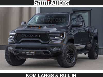 Dodge RAM TRX HELLCAT 712 PK 6.2 V8 SUPERCHARGER | BLACK EDITION | BOM VOL | GRANITE MET ZWART LEDER RODE STIKSELS | CREW CAB DUBBELE CABINE DC | 5 PERSOONS GRIJS KENTEKEN | foto 16