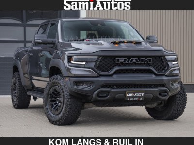 Dodge RAM TRX HELLCAT 712 PK 6.2 V8 SUPERCHARGER | BLACK EDITION | BOM VOL | GRANITE MET ZWART LEDER RODE STIKSELS | CREW CAB DUBBELE CABINE DC | 5 PERSOONS GRIJS KENTEKEN | foto 17