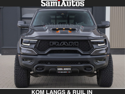 Dodge RAM TRX HELLCAT 712 PK 6.2 V8 SUPERCHARGER | BLACK EDITION | BOM VOL | GRANITE MET ZWART LEDER RODE STIKSELS | CREW CAB DUBBELE CABINE DC | 5 PERSOONS GRIJS KENTEKEN | foto 2
