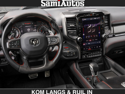 Dodge RAM TRX HELLCAT 712 PK 6.2 V8 SUPERCHARGER | BLACK EDITION | BOM VOL | GRANITE MET ZWART LEDER RODE STIKSELS | CREW CAB DUBBELE CABINE DC | 5 PERSOONS GRIJS KENTEKEN | foto 4