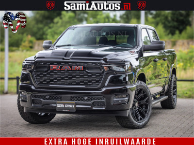 Dodge RAM TradesMan 6 Persoons Uitvoering | LEDER RS | 420Pk 636Nm | Pick-Up | Comfortabele Dubbele Cabine met Royale 6 Zitplaatsen | BPM vrij | Nu Leverbaar uit Voorraad | Voorraad Nr 2217- 2911