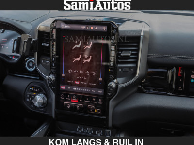 Dodge RAM WIDE BODY | BLACK ON BLACK | PREMIUM EDITION | HUD | LUCHTVERING | PANO DAK | PASSAGIERS DISPLAY | BREDE WIELEN | CREW CAB | DUBBELE CABINE | 5 PERSOONS | DC | HULK PACK | BOM VOL | foto 4