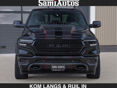 Dodge RAM WIDE BODY | LIMITED | 5.7 V8 | 59950,- excl | STRIPING | TRAIN HORN | CUTOUT | BOM VOL | DC | CREW CAB 5 PERSOONS | DUBBLE CABINE | BEAST | EERSTE EIGENAAR | foto 2