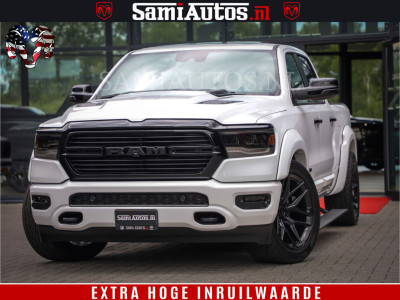 Dodge Ram 1500 Laramie Sport | V8 5,7 402 HP | Krachtige Hemi | Panorama Dak | 12 Scherm | Comfortabele Dubbele Cabine met Royale 5 Zitplaatsen | BPM vrij | Nu Leverbaar uit Voorraad | Voorraad Nr 2527-641273