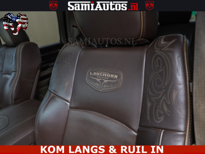 Dodge Ram 1500 HULK | 5.7 V8 | MARGE BTW VRIJ | LUCHTVERING | LONGHORN | GROOTSCHERM | WIDE BODY | 5 PERSOONS DUBBELE CABINE | CREW CAB | RAM VOL | BRUIN LEDER | XD WHEELS | LED | 12