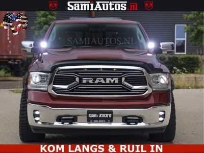 Dodge Ram 1500 HULK | 5.7 V8 | MARGE BTW VRIJ | LUCHTVERING | LONGHORN | GROOTSCHERM | WIDE BODY | 5 PERSOONS DUBBELE CABINE | CREW CAB | RAM VOL | BRUIN LEDER | XD WHEELS | LED | 2